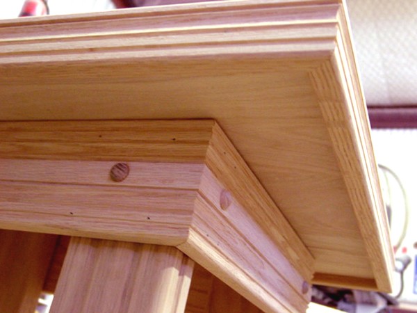 Work In Progress 2 Tier Solid Oak End Table
