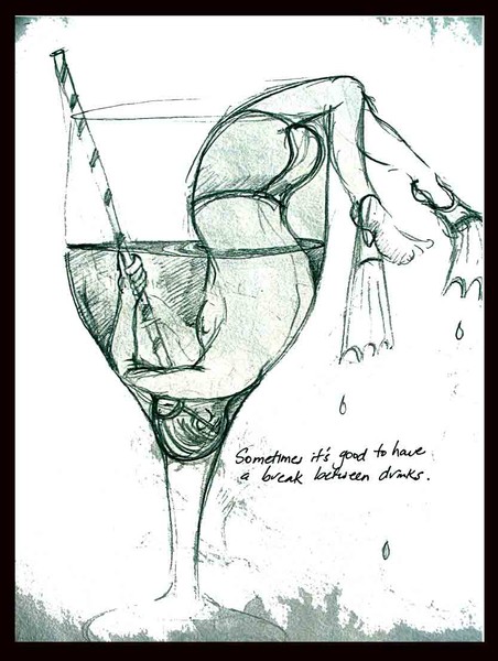 Break between drinks