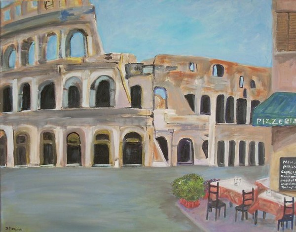 View of the Coliseum, Rome