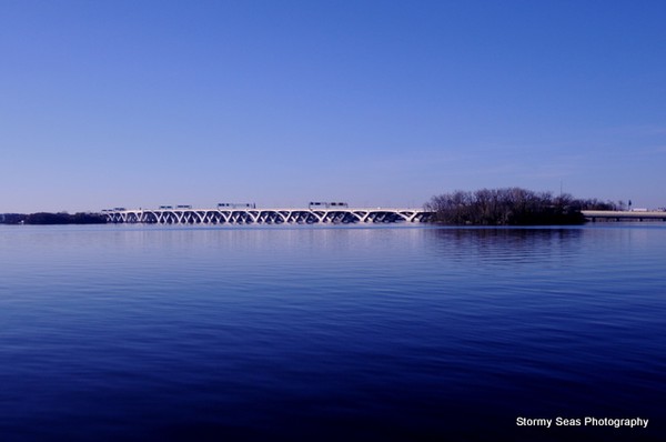Woodrow Wilson Bridge- Surrounded by Blue