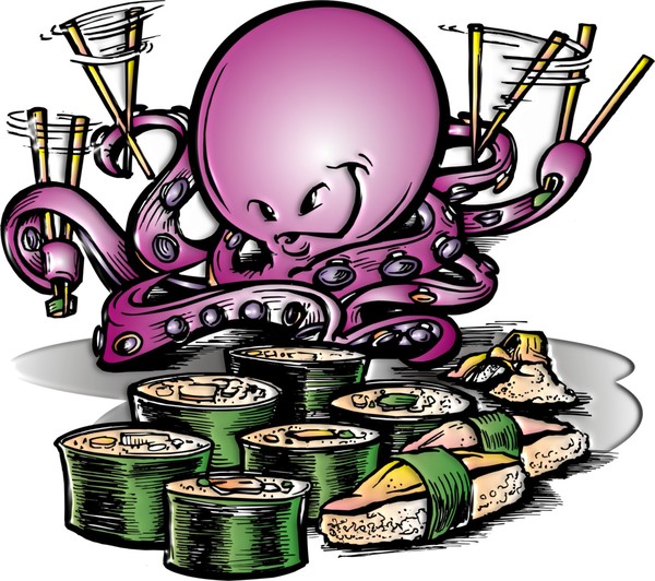 Octo-sushi