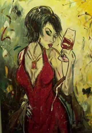 RED DRESS RED WINE