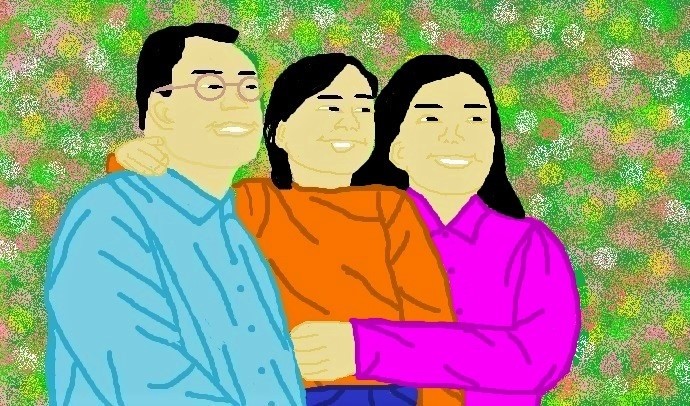 Springtime Family