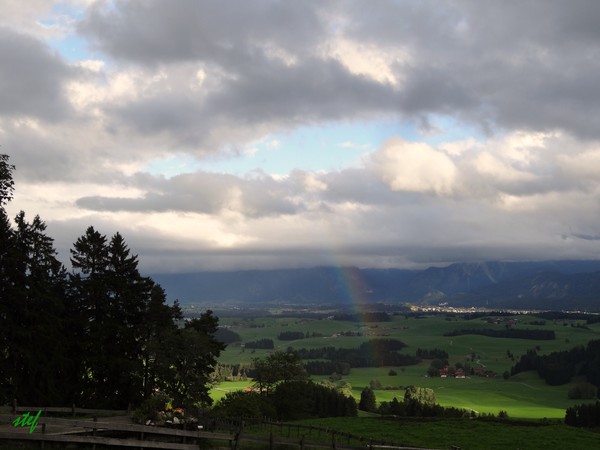 rainbow touched