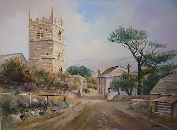 Zennor Village Cornwall