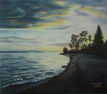 Sunset on the lake