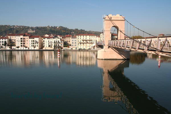 Bridge over the Rhone River in Vienne