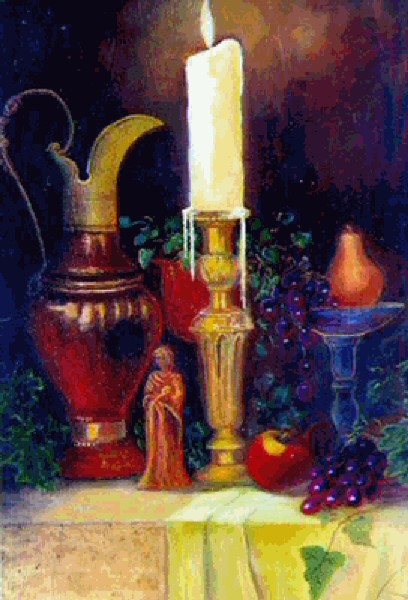 Candlestick and Pitcher