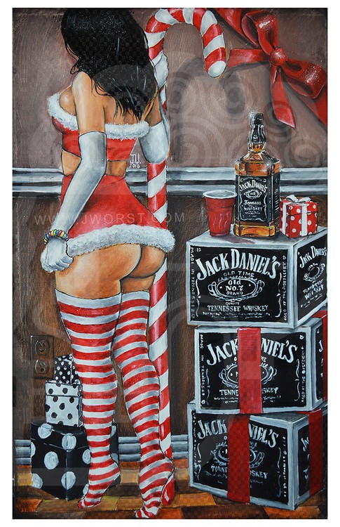 Santas Little Helper by Jeremy Worst