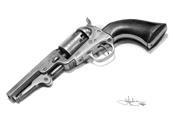 1851 Colt drawing