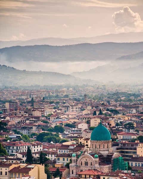 Florence Mist in the Hills
