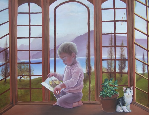 child reading