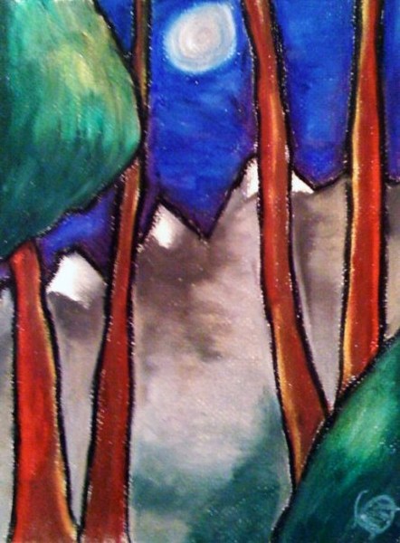Moonlight in the Woods