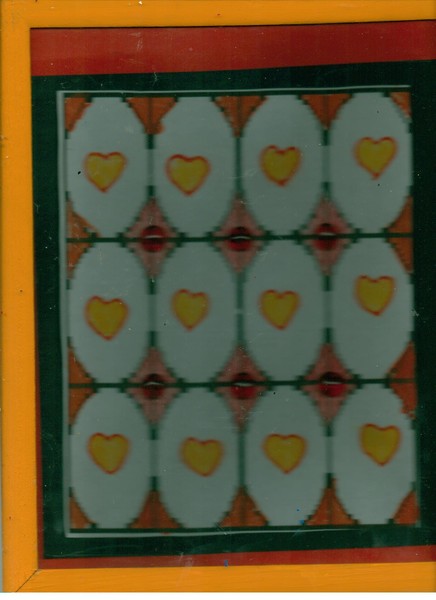 Orange hearts
