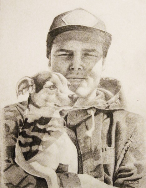 Man and dog