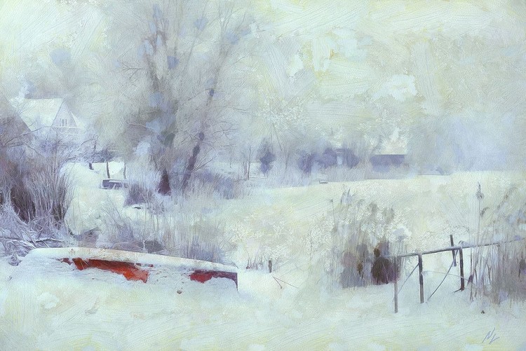 Apricot morning #17Nellie Vin ©Painting