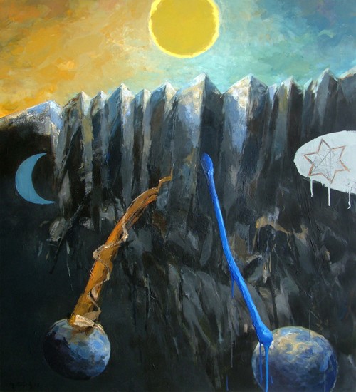 Written Painting by KEPA JUNKERA