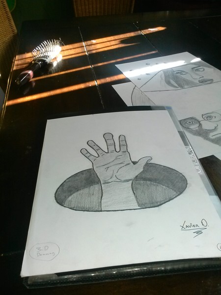 anamorphic drawing # 1