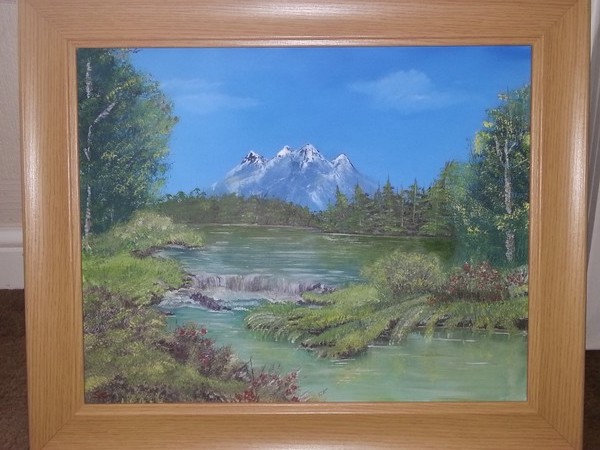 mountain view babbling brook