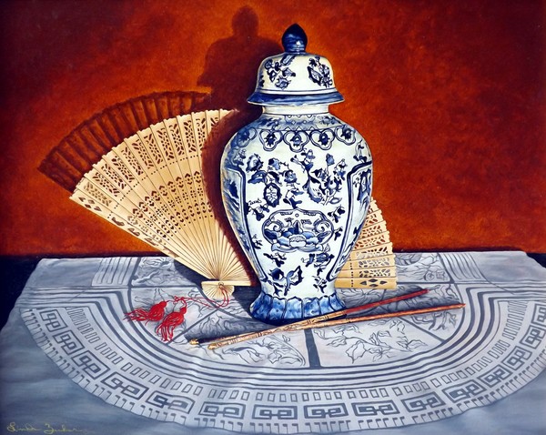 Ginger Jar and Fan