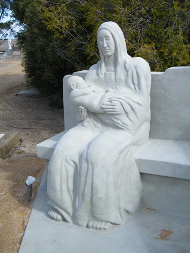 Cemetery Memorial (Statue Close Up)