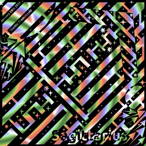 Tropical Sagittarius Art MAze