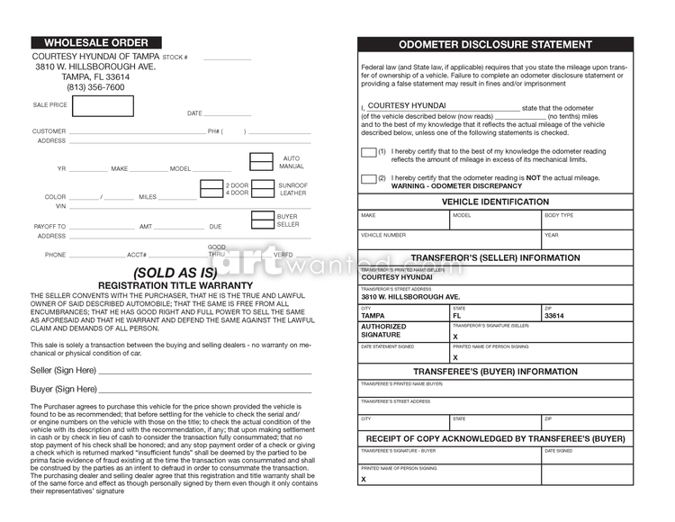 Hyundai Wholesale Order Form FINAL