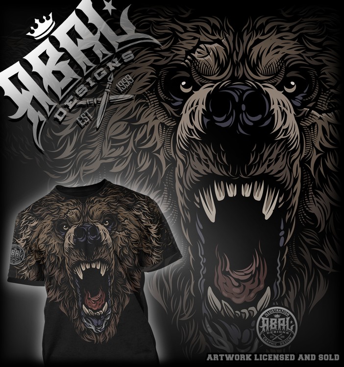 URBAN ART SHIRT DESIGN (Artwork Licensed and Sold)