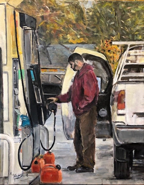 gas station