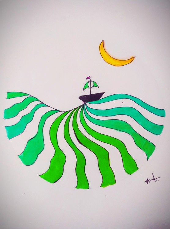 Color sketch art
