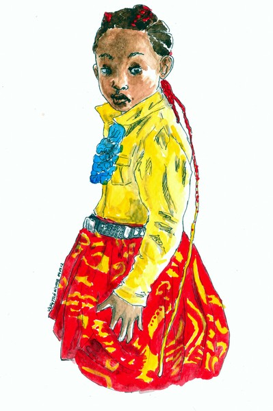 Willow Smith watercolor