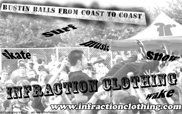 Infraction Ad Warped Tour Edition
