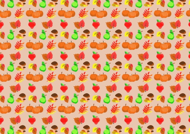 Background autumn pumpkins