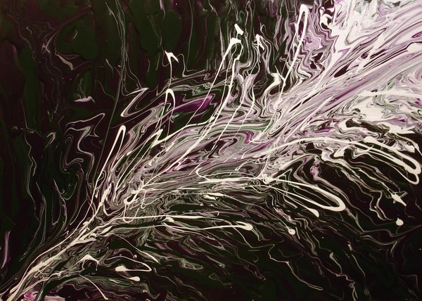 Spit Art Fingerpainting