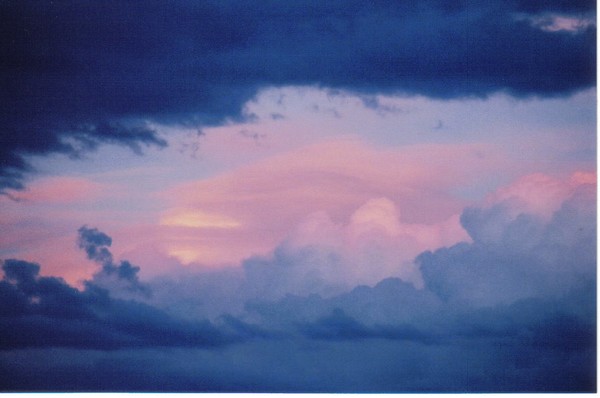 pink before storm