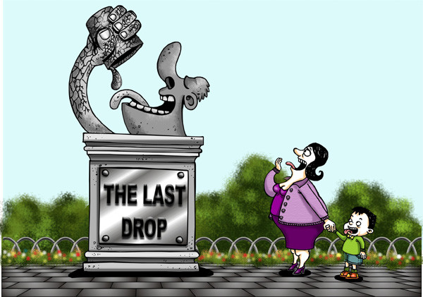 The last drop