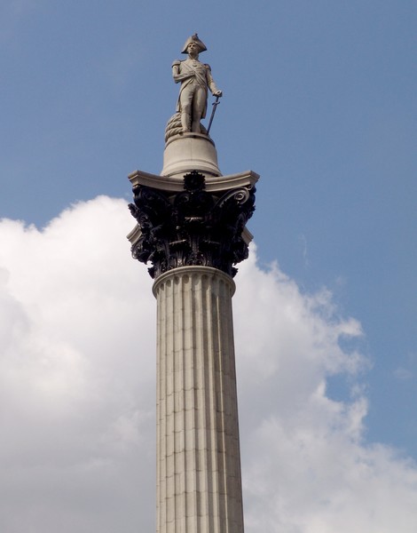 Nelson's column, Trafalgar Square, London