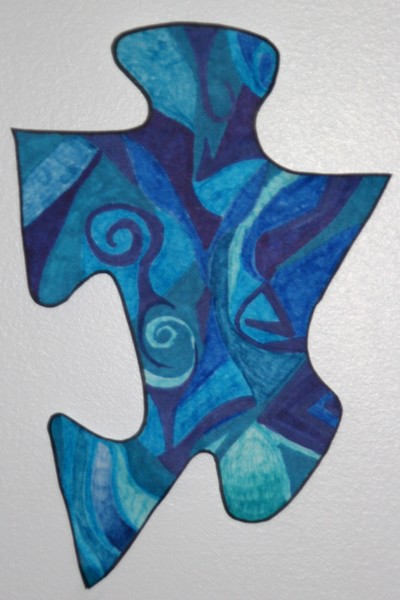 Blue puzzle