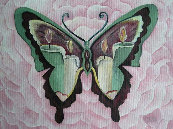 CANDLE LIGHT BUTTERFLY