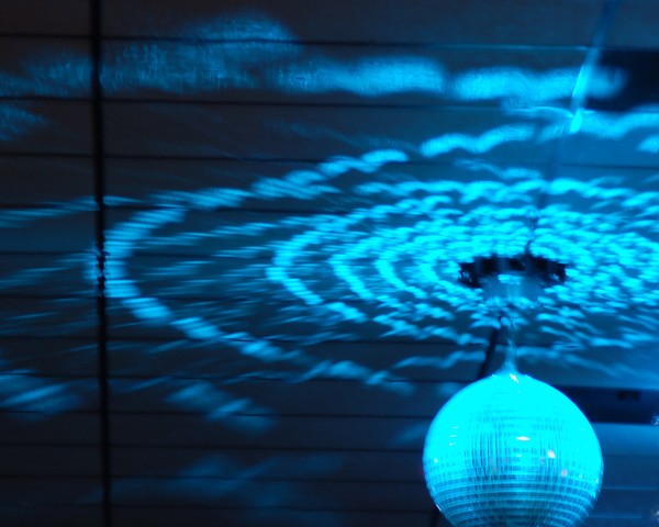 Disco Ball Abstract Blue