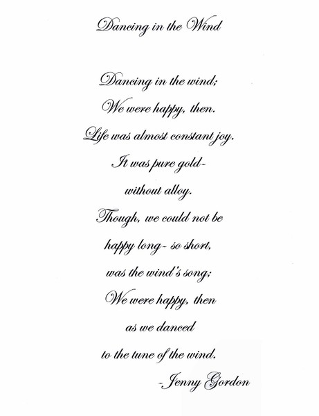 Dancing in the Wind - POEM