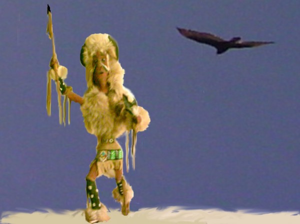 Buffalo Hunter dance with buzzerd