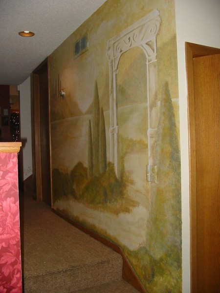 Mural - small Italian Countryside