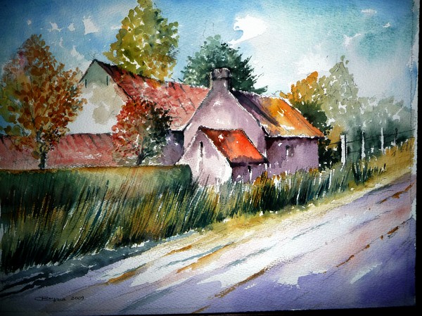 On my way to Mater (East-Flanders)