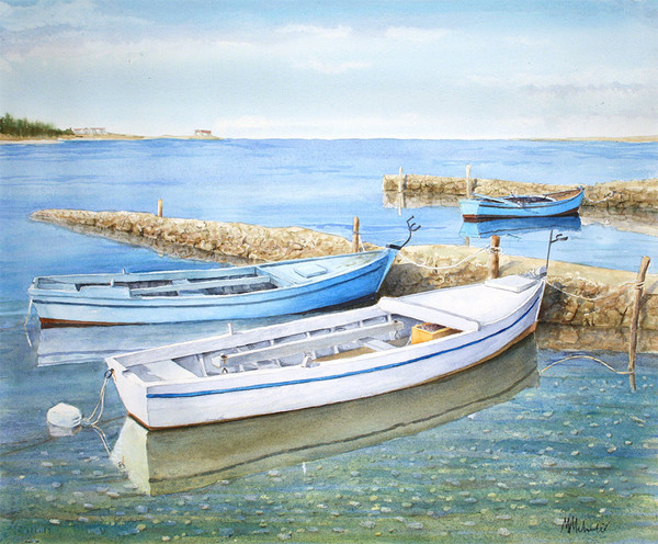 In low tide