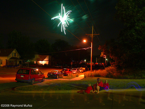 Ghosts Watching Fireworks