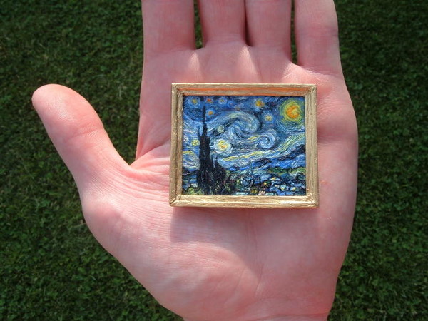 Miniature Hand painted Van Gogh