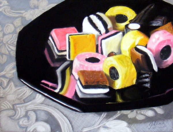 A plate of Allsorts