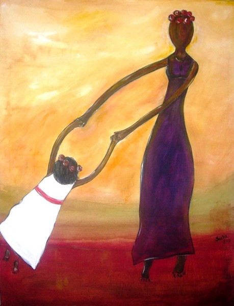 mother, daughter