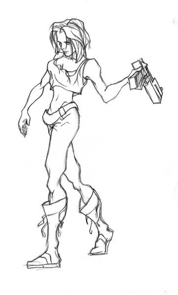 Anna Concept Pencil Artwork